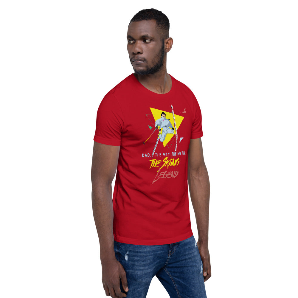 Dad, The Man, The Myth, The Skiing Legend T-Shirt - Powderaddicts