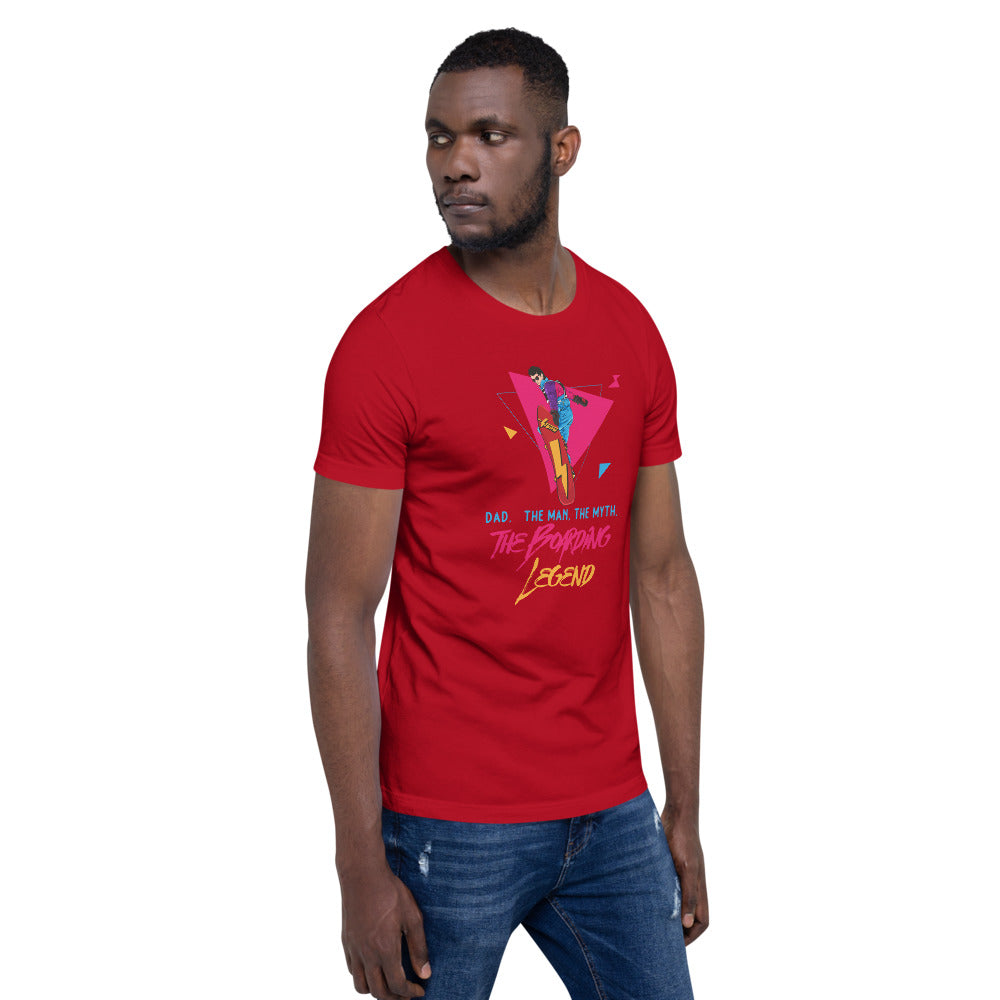 Dad, The Man, The Myth, The Boarding Legend T-Shirt - Powderaddicts