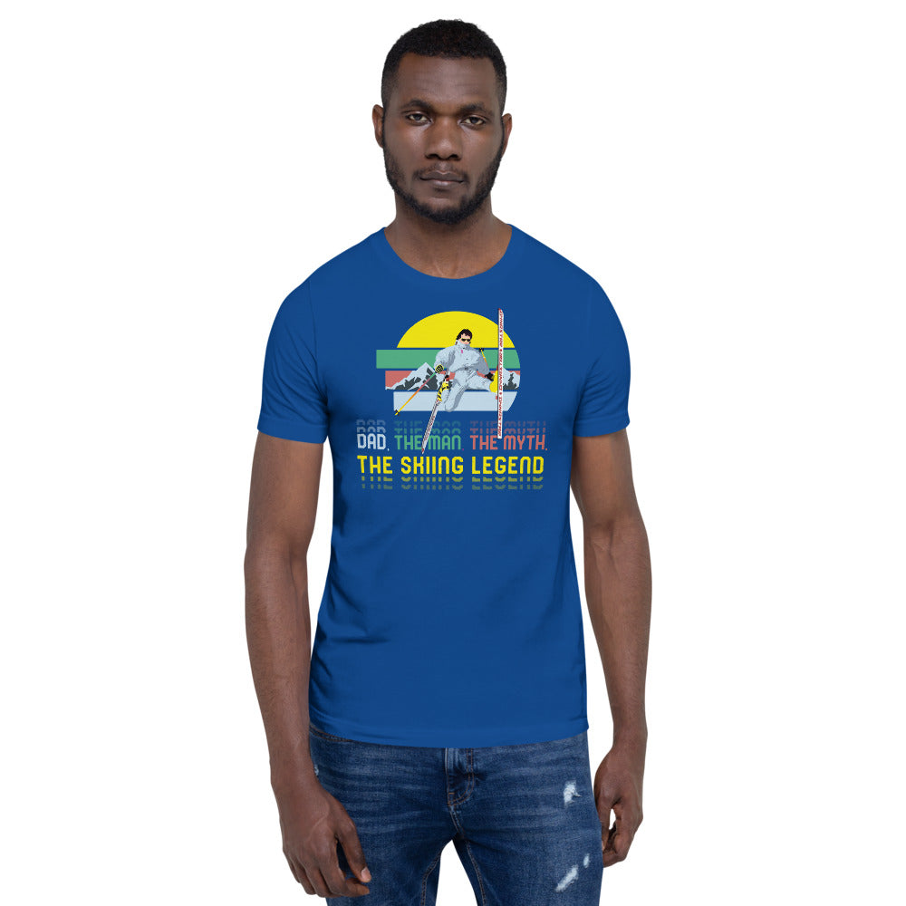 Dad, The Man, The Myth, The Skiing Legend T-Shirt - Powderaddicts