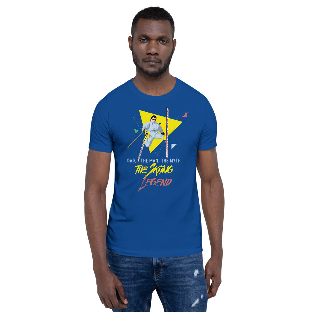 Dad, The Man, The Myth, The Skiing Legend T-Shirt - Powderaddicts