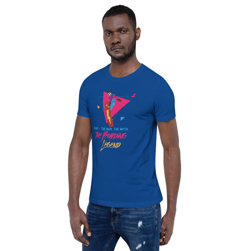Dad, The Man, The Myth, The Boarding Legend T-Shirt - Powderaddicts