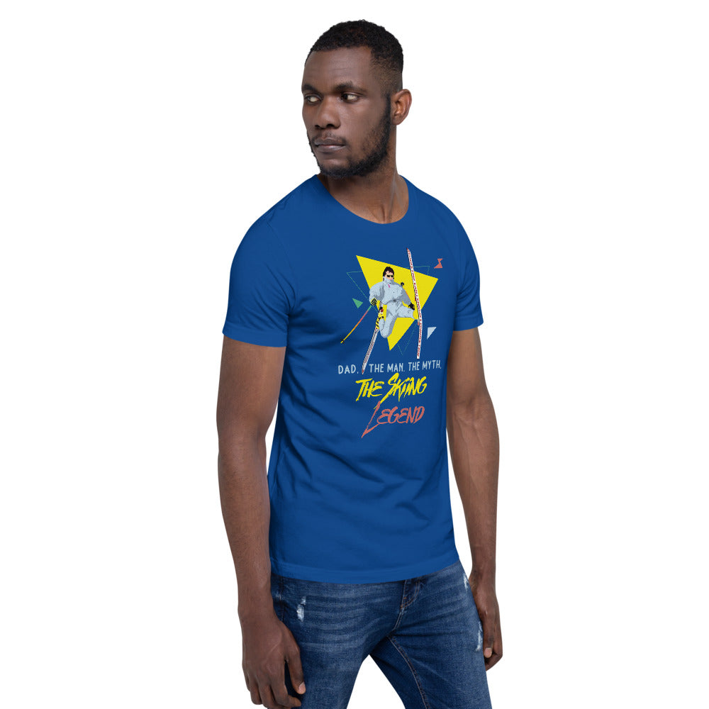 Dad, The Man, The Myth, The Skiing Legend T-Shirt - Powderaddicts