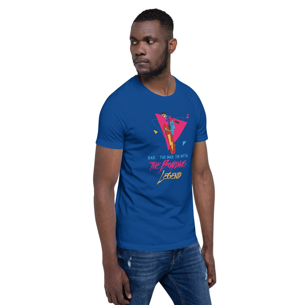 Dad, The Man, The Myth, The Boarding Legend T-Shirt - Powderaddicts