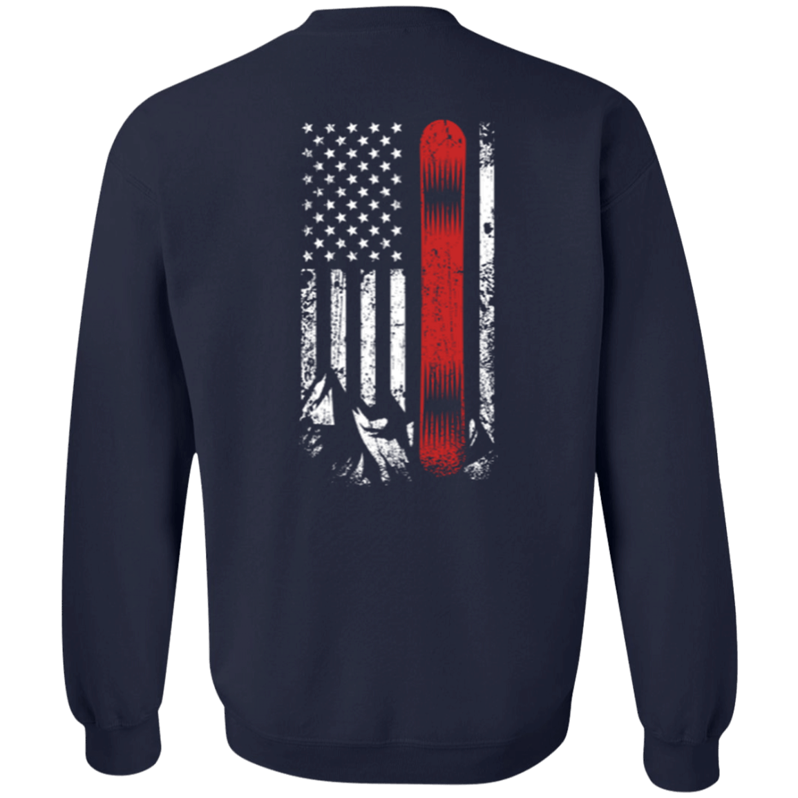 USA Snowboard Flag Youth Long Sleeves - Powderaddicts