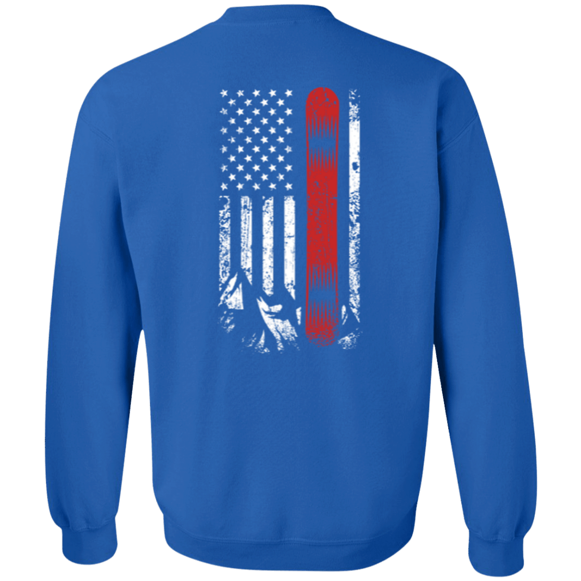 USA Snowboard Flag Youth Long Sleeves - Powderaddicts