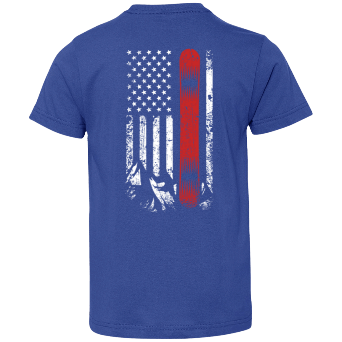USA Snowboard Flag Youth Tees - Powderaddicts