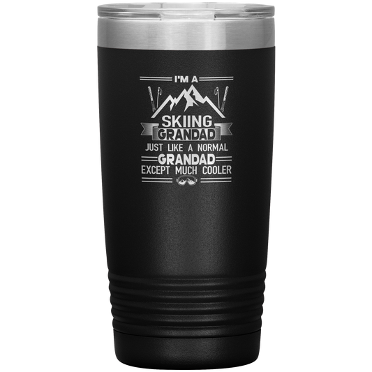 I'm A Skiing Grandad 20oz Tumbler - Powderaddicts