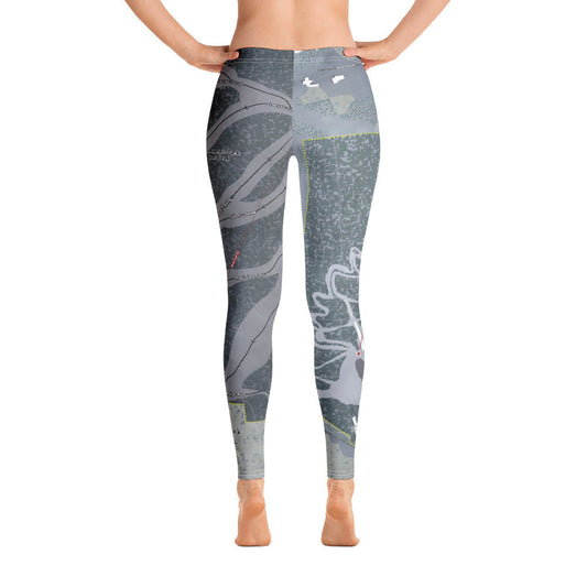 Utah Olympic Park, Utah Ski Trail Map Women's Base Layer Bottom - Powderaddicts
