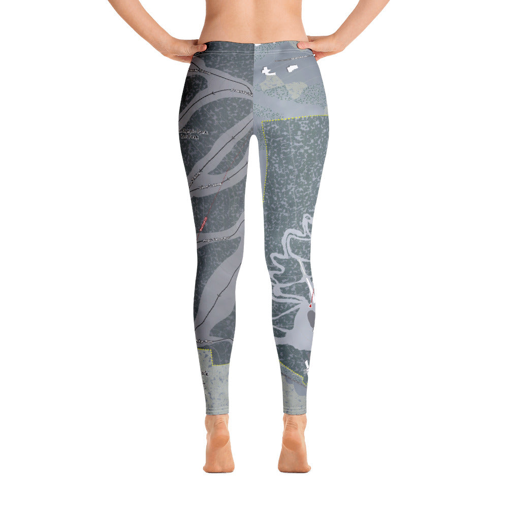 Utah Olympic Park, Utah Ski Trail Map Women's Base Layer Bottom - Powderaddicts