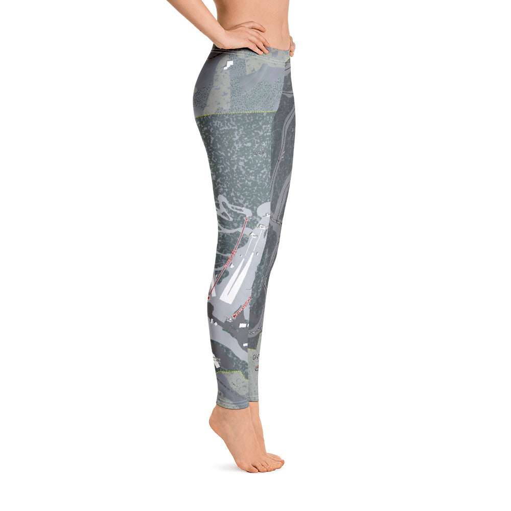 Utah Olympic Park, Utah Ski Trail Map Women's Base Layer Bottom - Powderaddicts