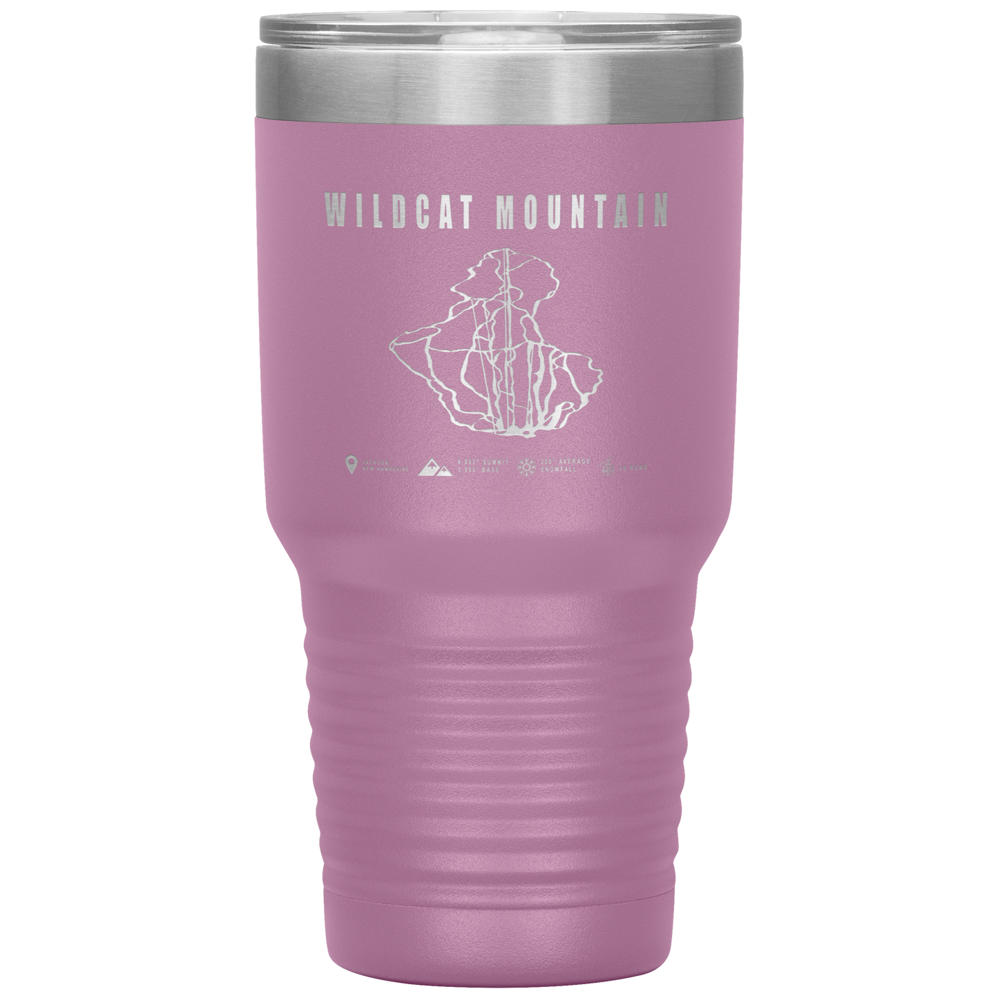 Wildcat Mountain, New Hampshire Ski Trail Map 30oz Tumbler - Powderaddicts