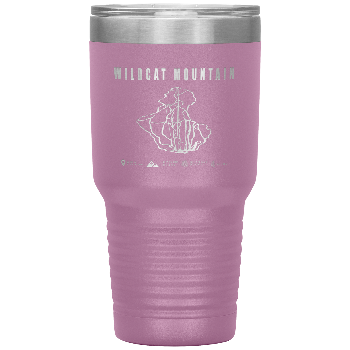Wildcat Mountain, New Hampshire Ski Trail Map 30oz Tumbler - Powderaddicts