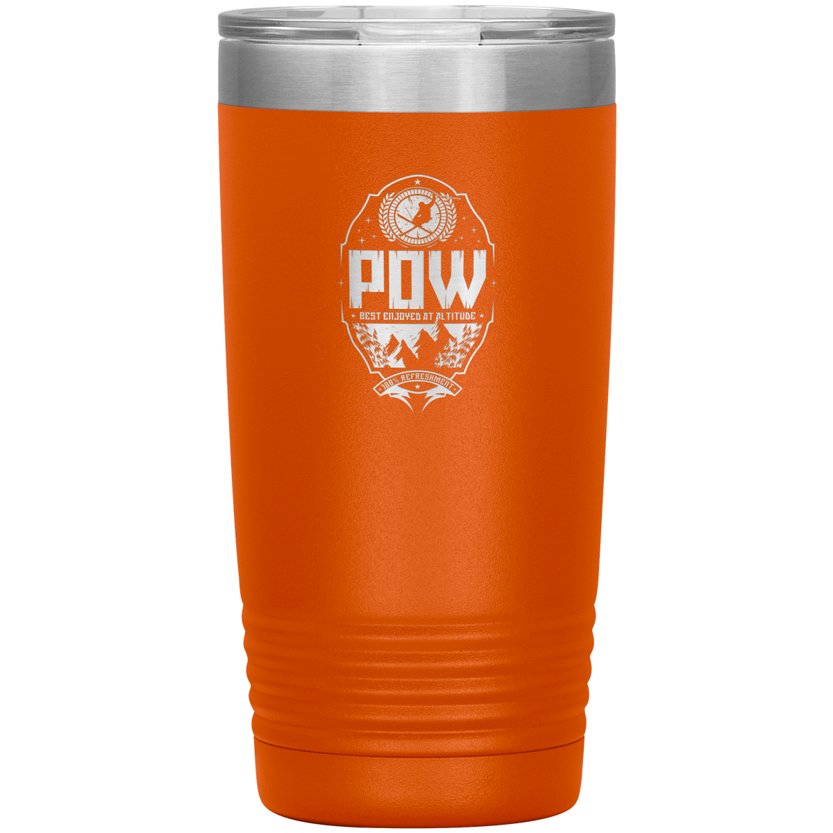 Pow Best Enjoyed At Altitude 20oz Tumbler - Powderaddicts
