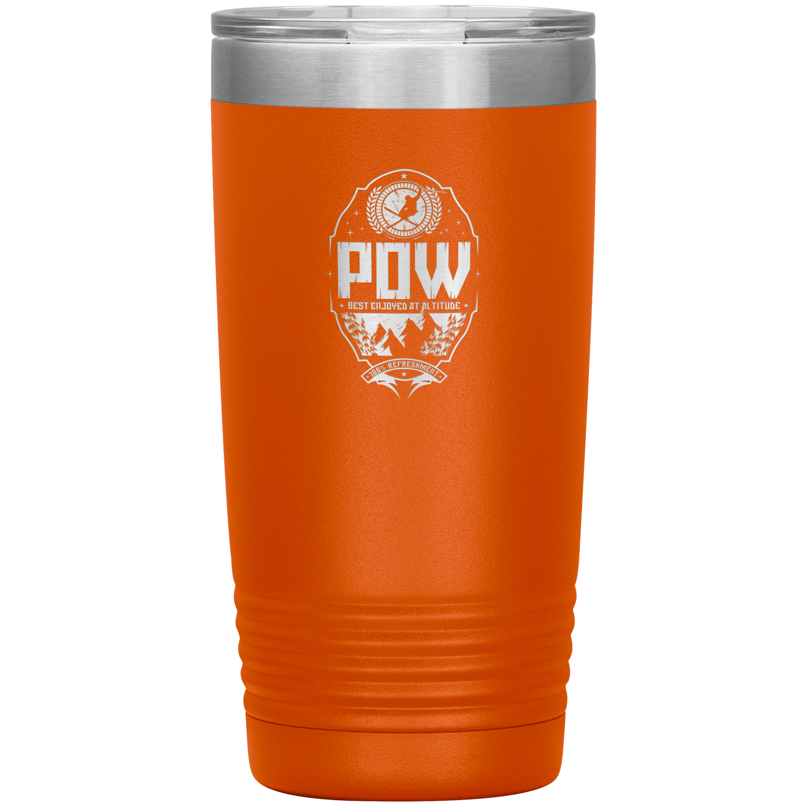 Pow Best Enjoyed At Altitude 20oz Tumbler - Powderaddicts