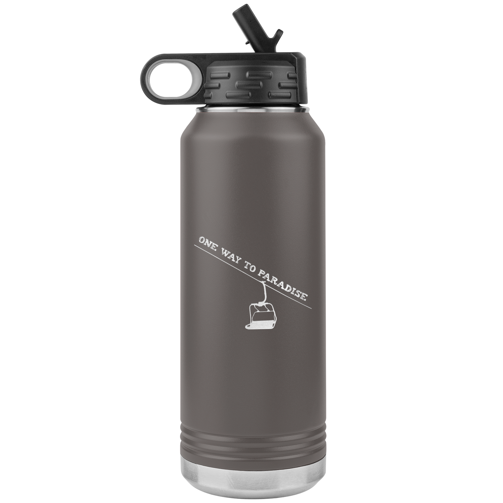 One Way To Paradise 32oz Water Bottle Tumbler - Powderaddicts