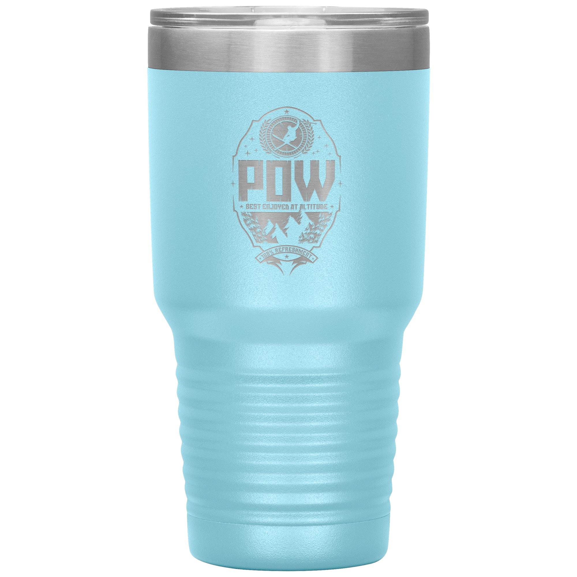 Pow Best Enjoyed At Altitude 30oz Tumbler - Powderaddicts