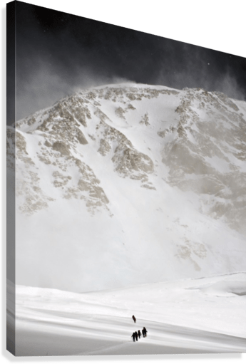 View Of Climbers Traversing - Powderaddicts