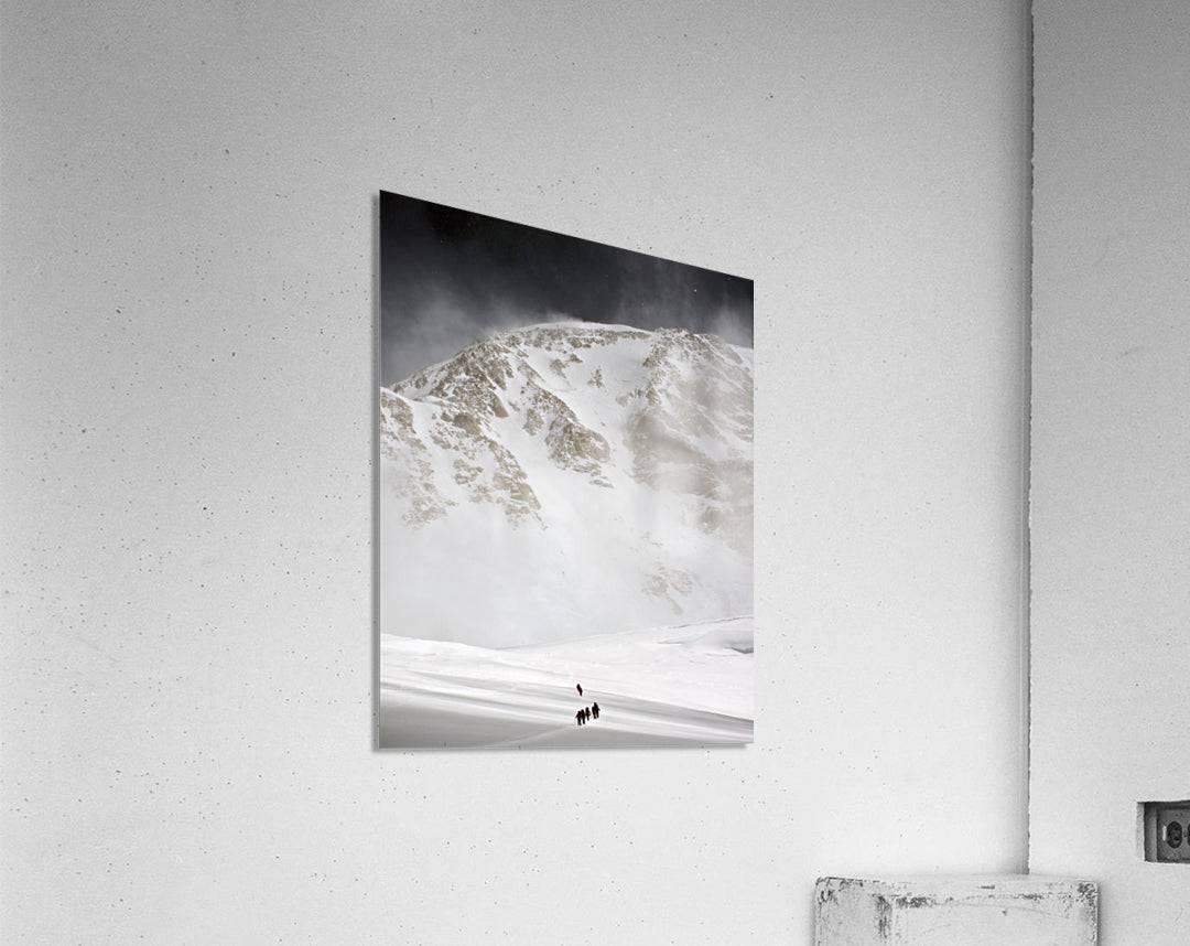 View Of Climbers Traversing - Powderaddicts