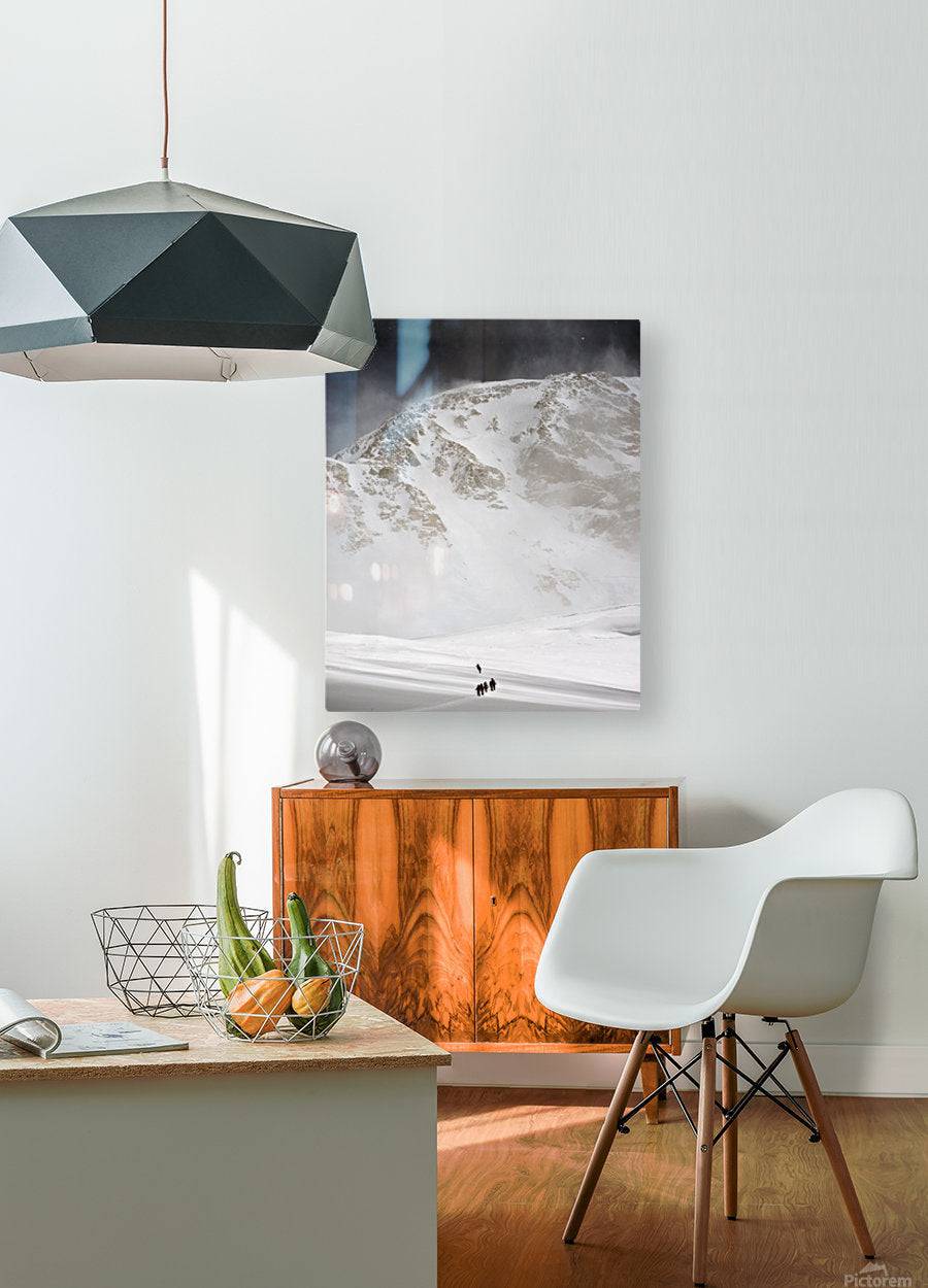 View Of Climbers Traversing - Powderaddicts