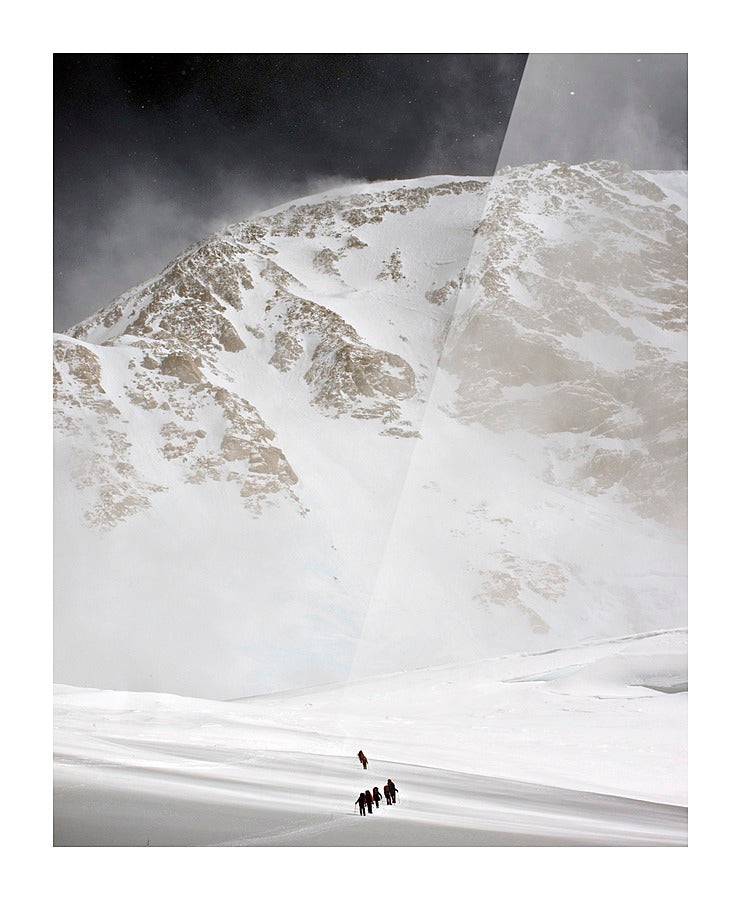 View Of Climbers Traversing - Powderaddicts