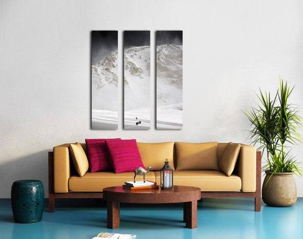 View Of Climbers Traversing - Powderaddicts