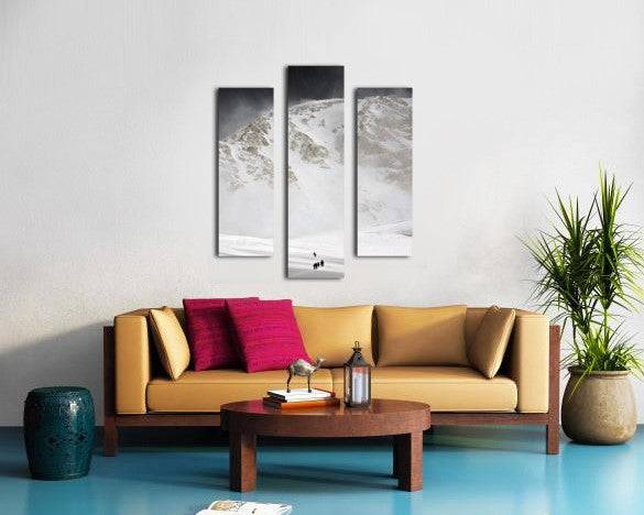 View Of Climbers Traversing - Powderaddicts