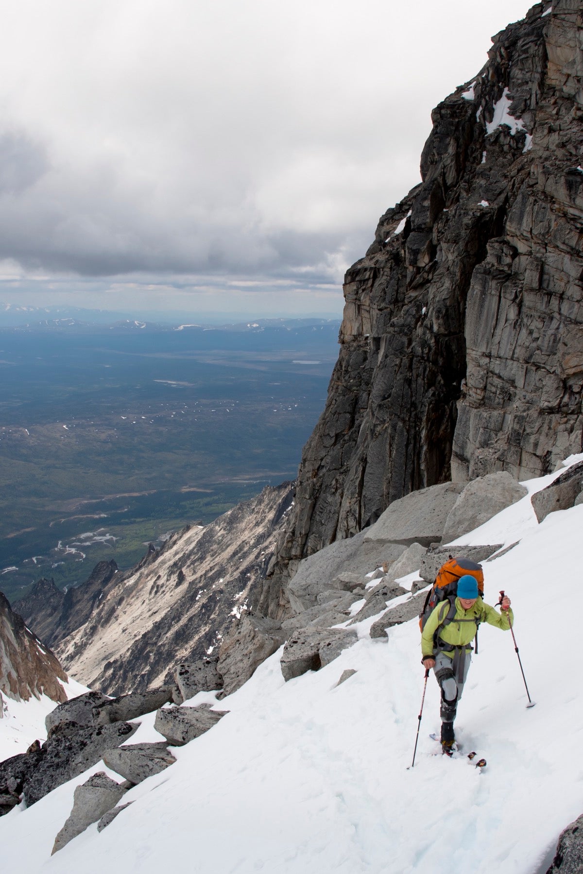 View Of Female Skier - Powderaddicts