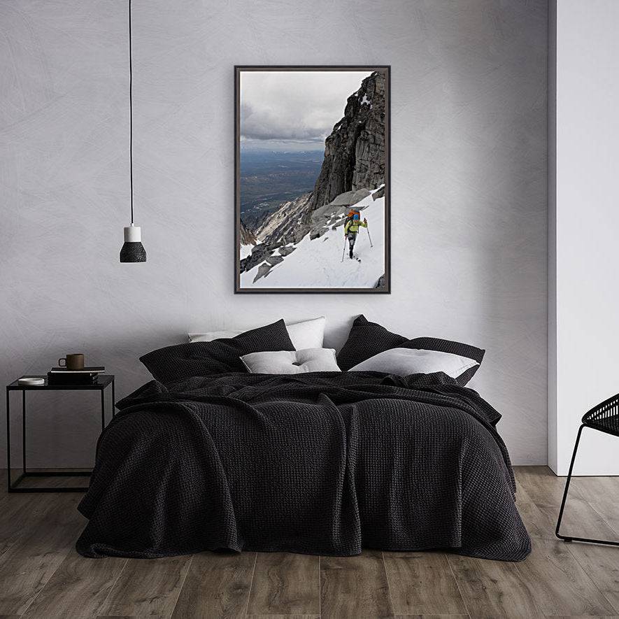 View Of Female Skier - Powderaddicts