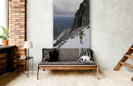 View Of Female Skier - Powderaddicts