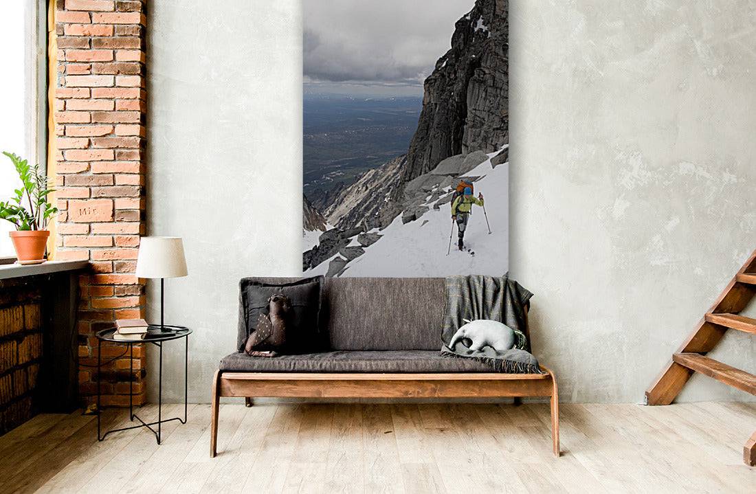 View Of Female Skier - Powderaddicts