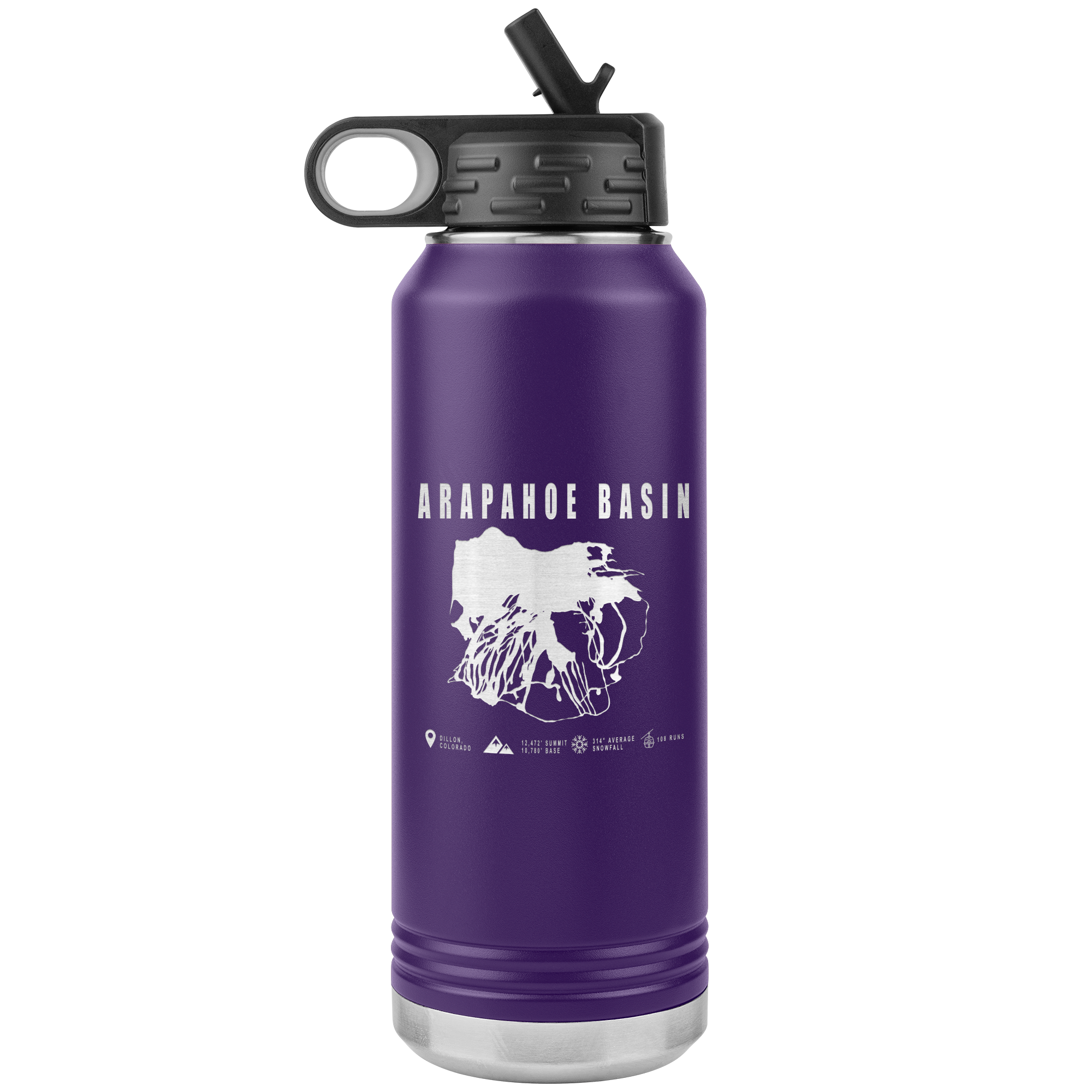 Arapahoe Basin,Colorado Ski Resort 32oz Tumbler - Powderaddicts