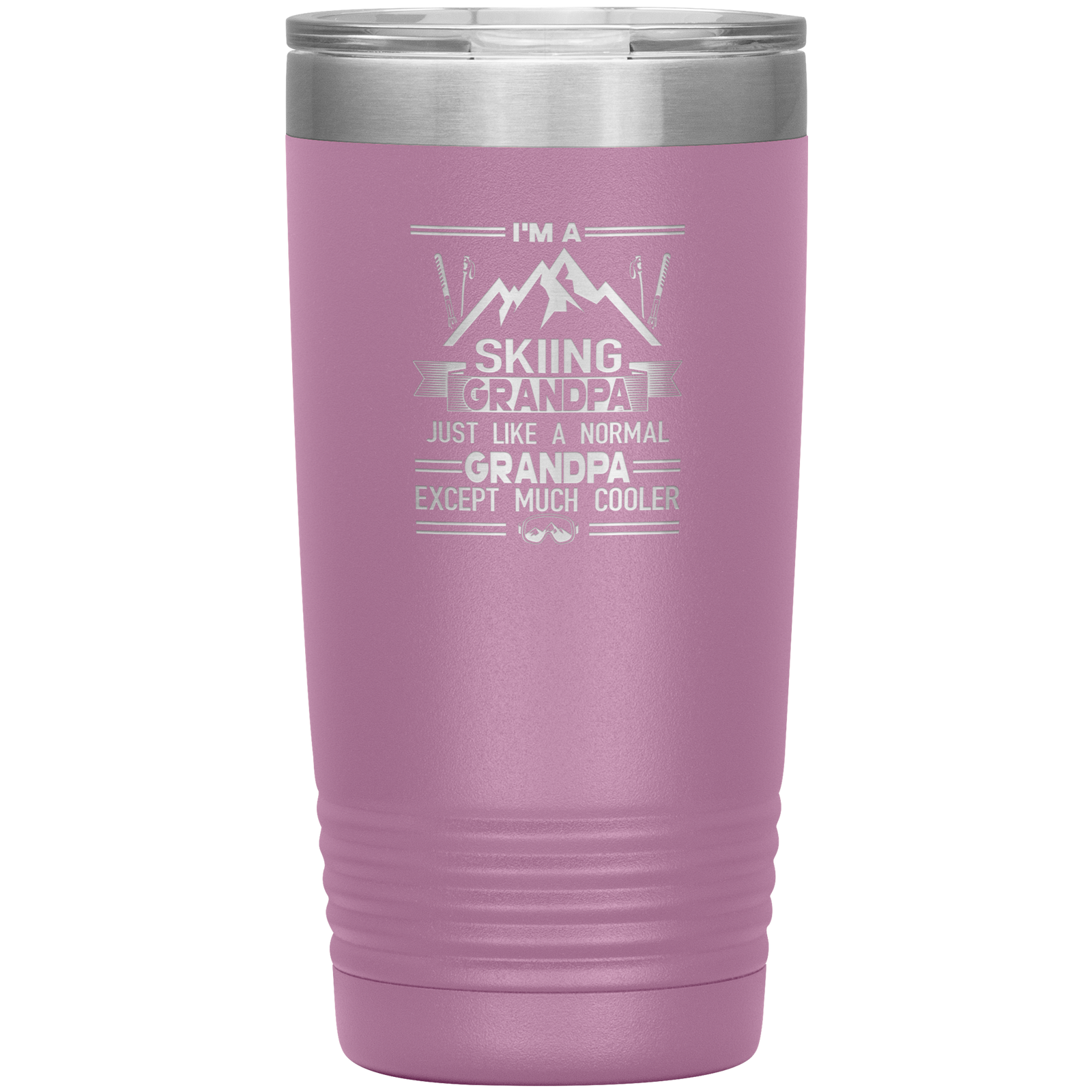 I'm A Skiing Mom 20oz Tumbler - Powderaddicts