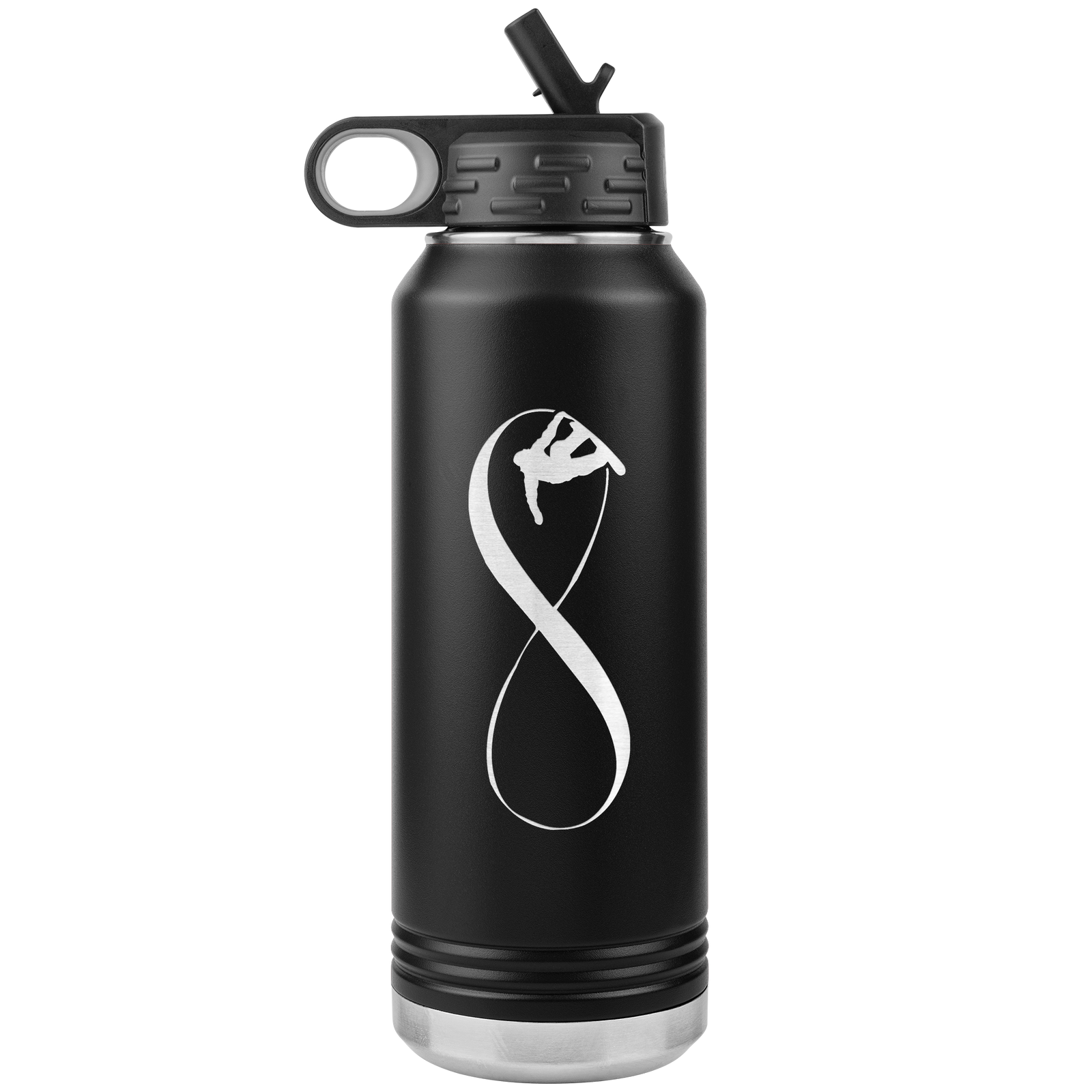 Infinity Snowboard 32oz Water Bottle Tumbler - Powderaddicts