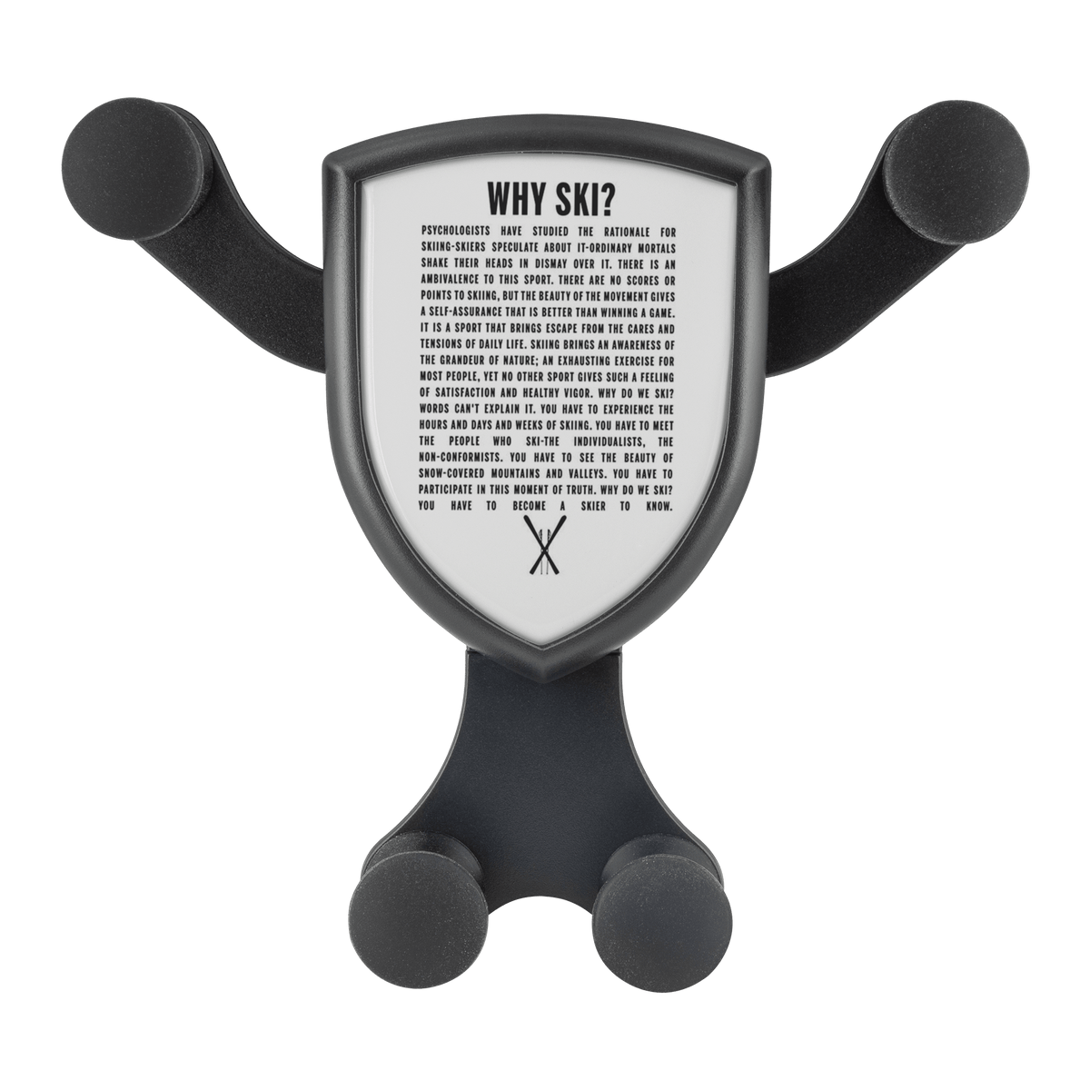 Why Ski? Wireless Car Charger - Powderaddicts