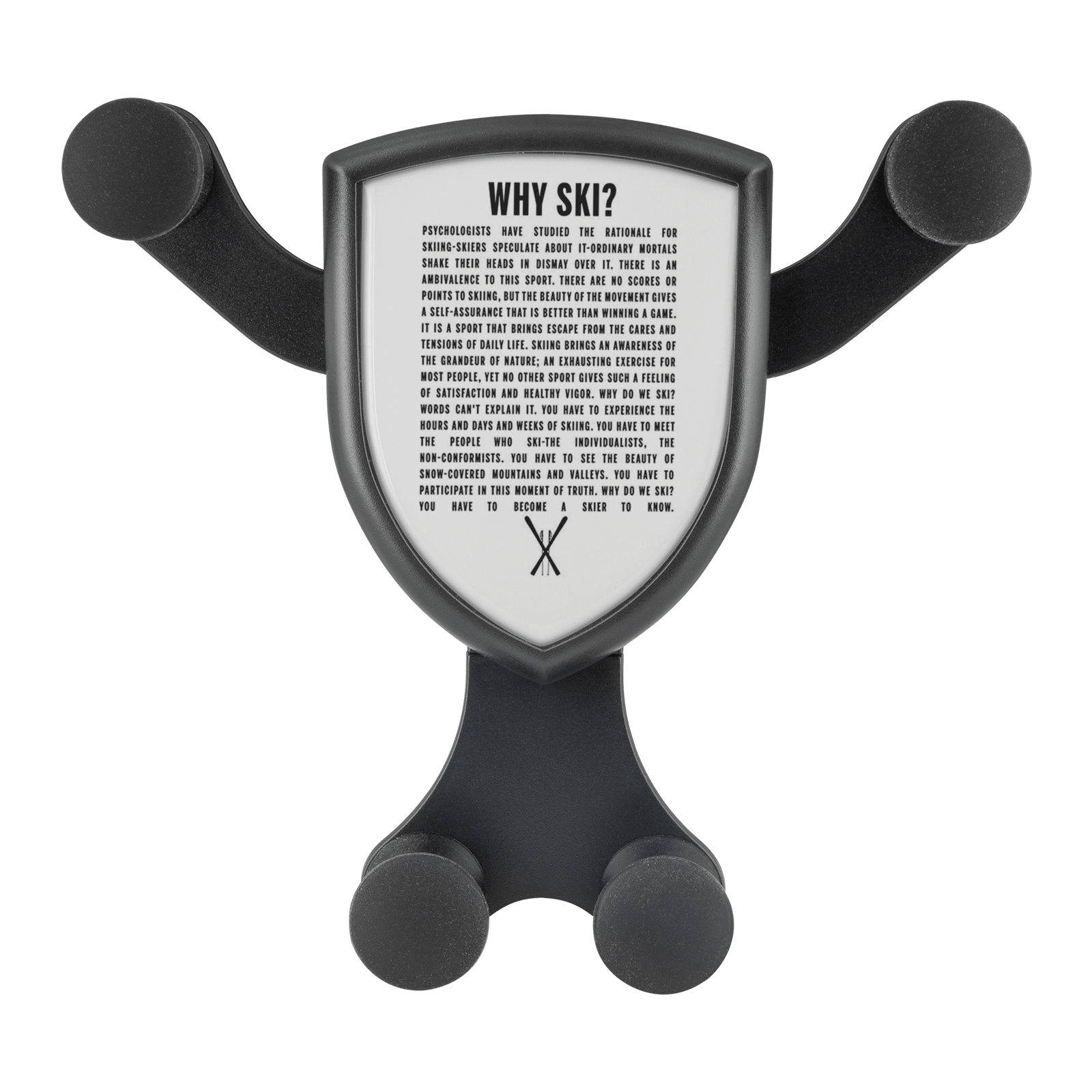 Why Ski? Wireless Car Charger - Powderaddicts