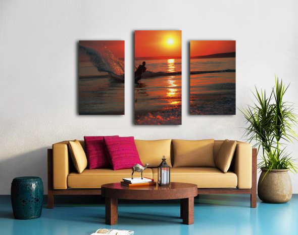 Waterskiing At Sunset - Powderaddicts