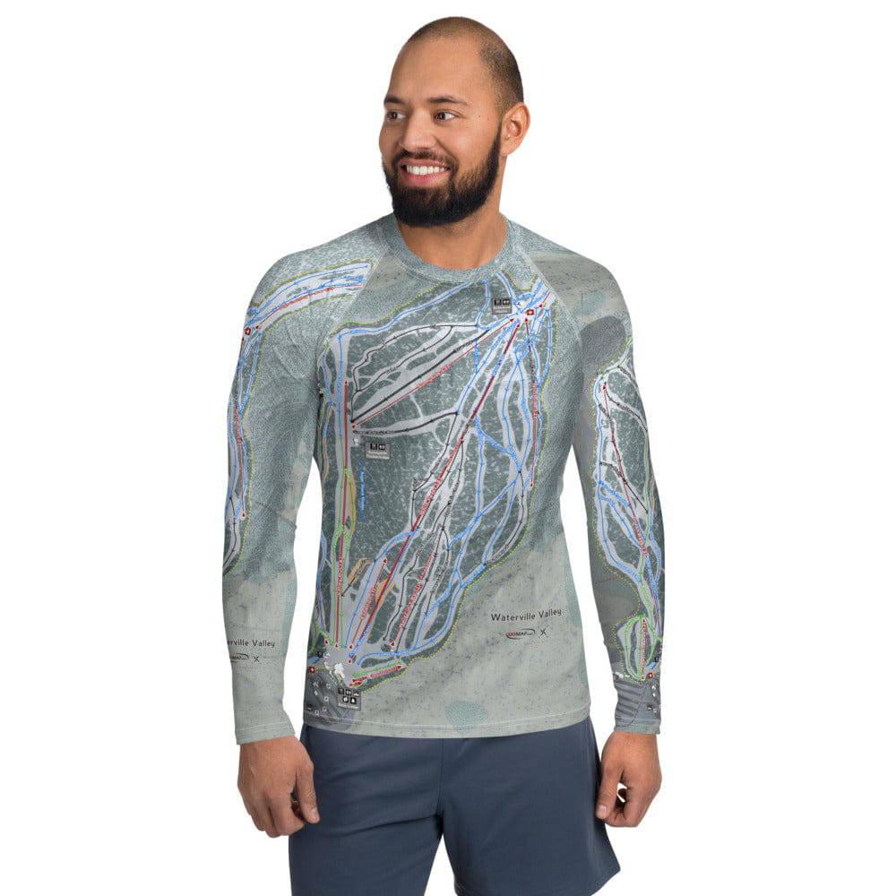 Waterville Valley, New Hampshire Ski Trail Map Men's Base Layers