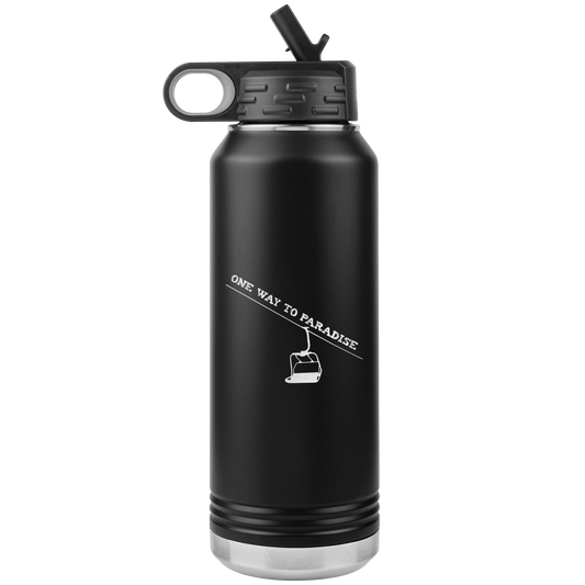 One Way To Paradise 32oz Water Bottle Tumbler - Powderaddicts