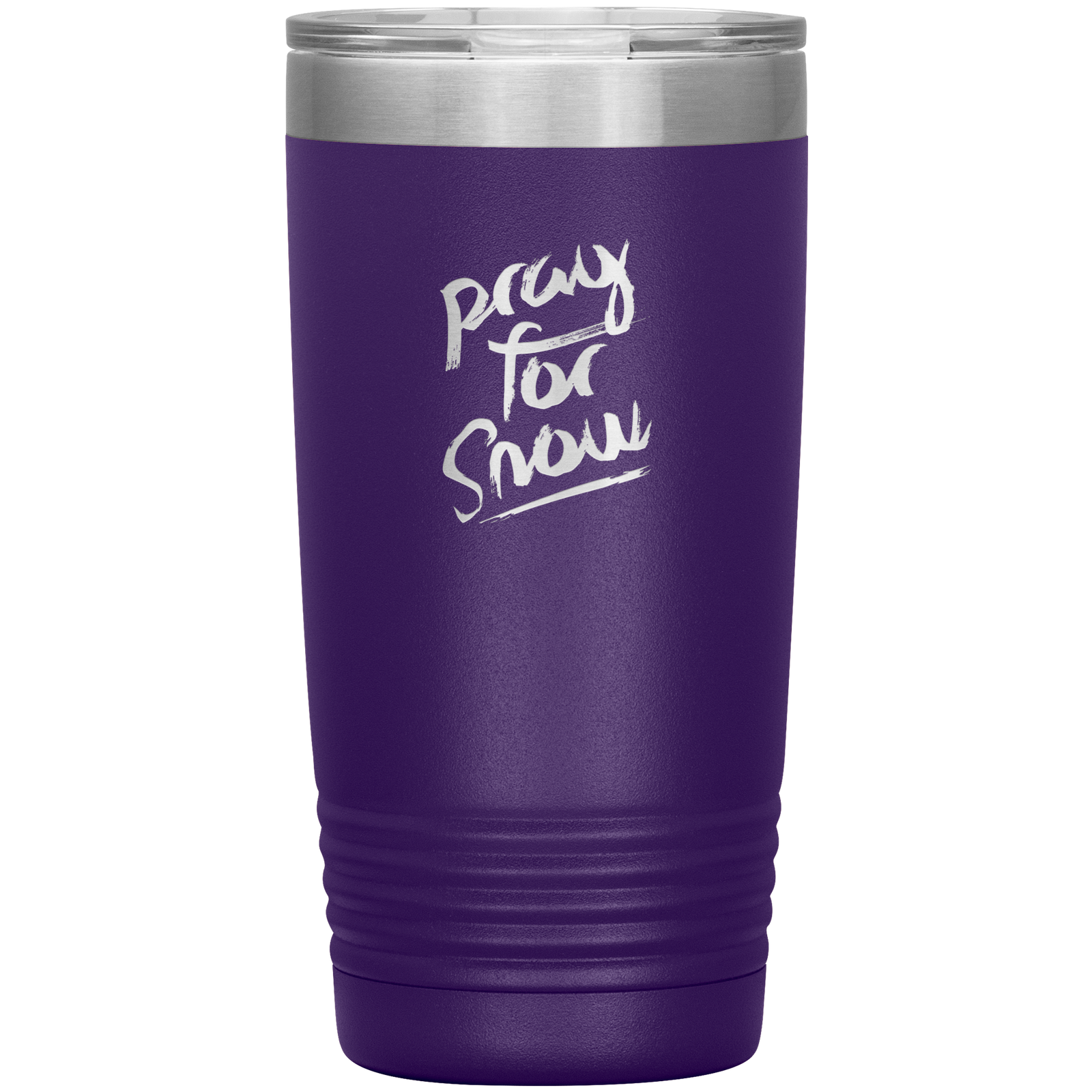 Pray For Snow Back 20oz Tumbler - Powderaddicts