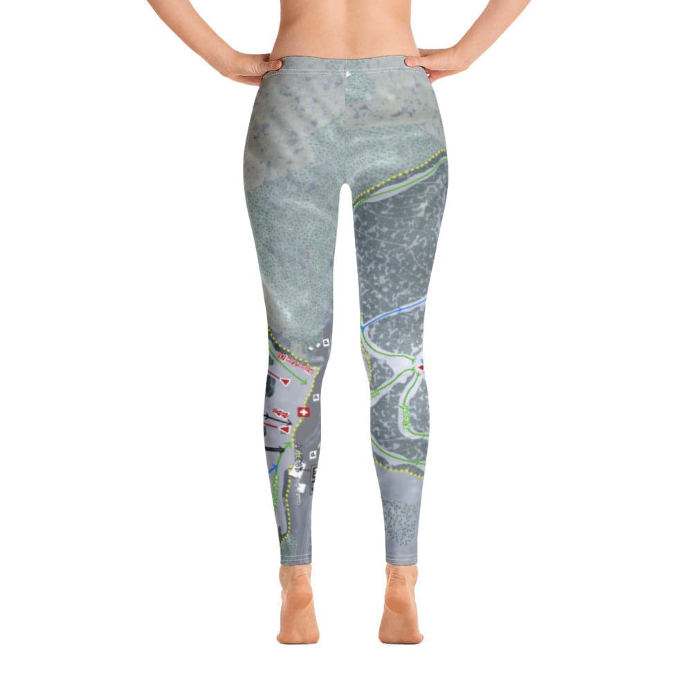 Whaleback Mountain, New Hampshire Ski Trail Map Women's Base Layer Bottom