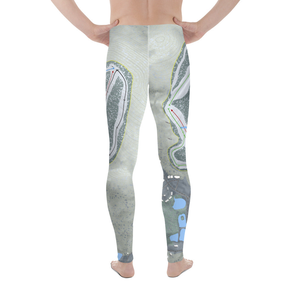 Whitetail, Pennsylvania Ski Trail Map Men's Base Layer Bottom - Powderaddicts