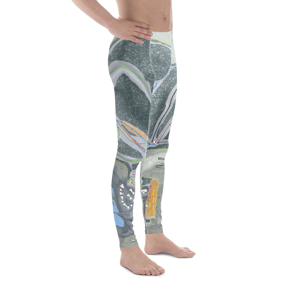 Whitetail, Pennsylvania Ski Trail Map Men's Base Layer Bottom - Powderaddicts