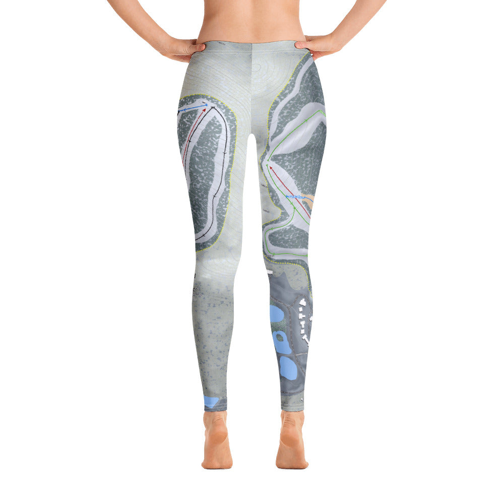 Whitetail, Pennsylvania Ski Trail Map Women's Base Layer Bottom - Powderaddicts