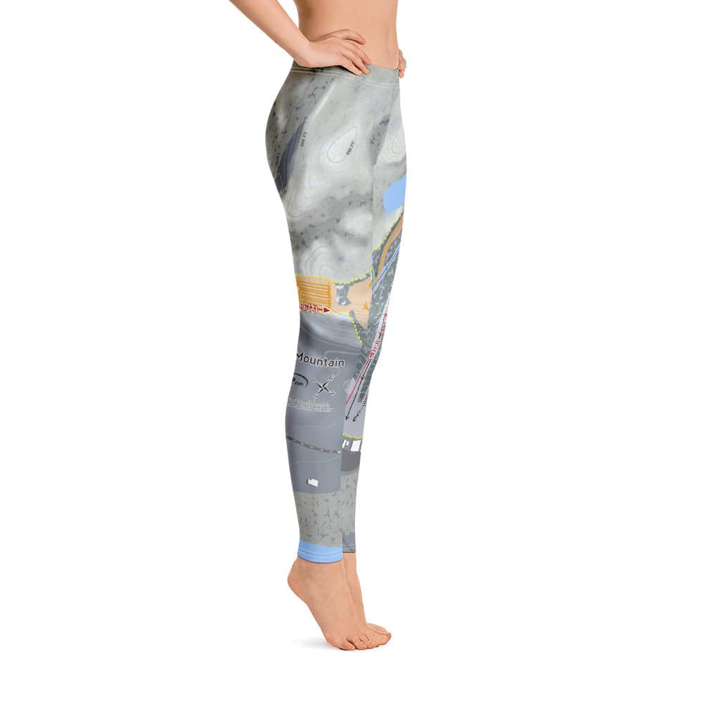 Wild Mountain, Minnesota Ski Trail Map Women's Base Layer Bottom - Powderaddicts