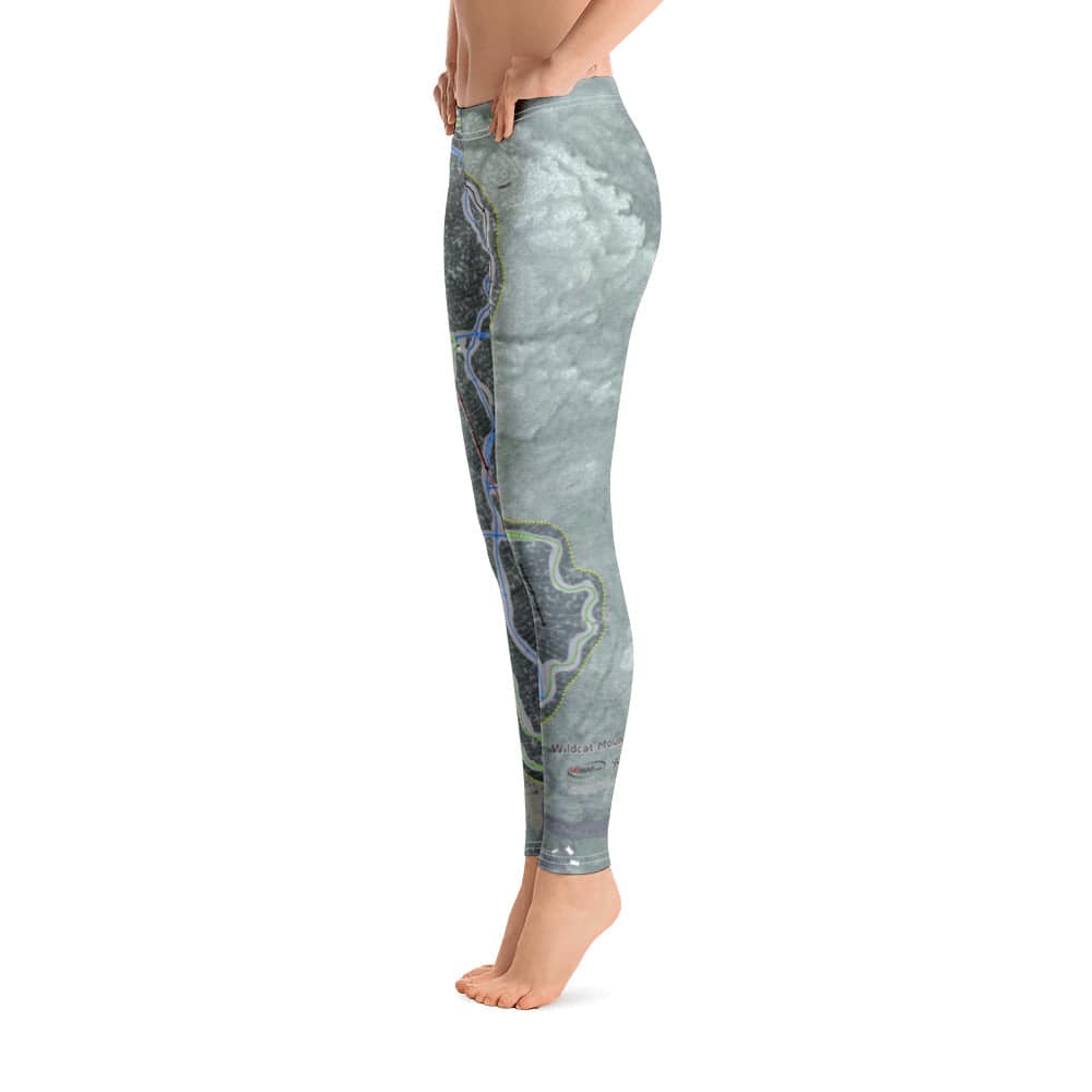 Wildcat Mountain, New Hampshire Ski Trail Map Women's Base Layer Bottom - Powderaddicts