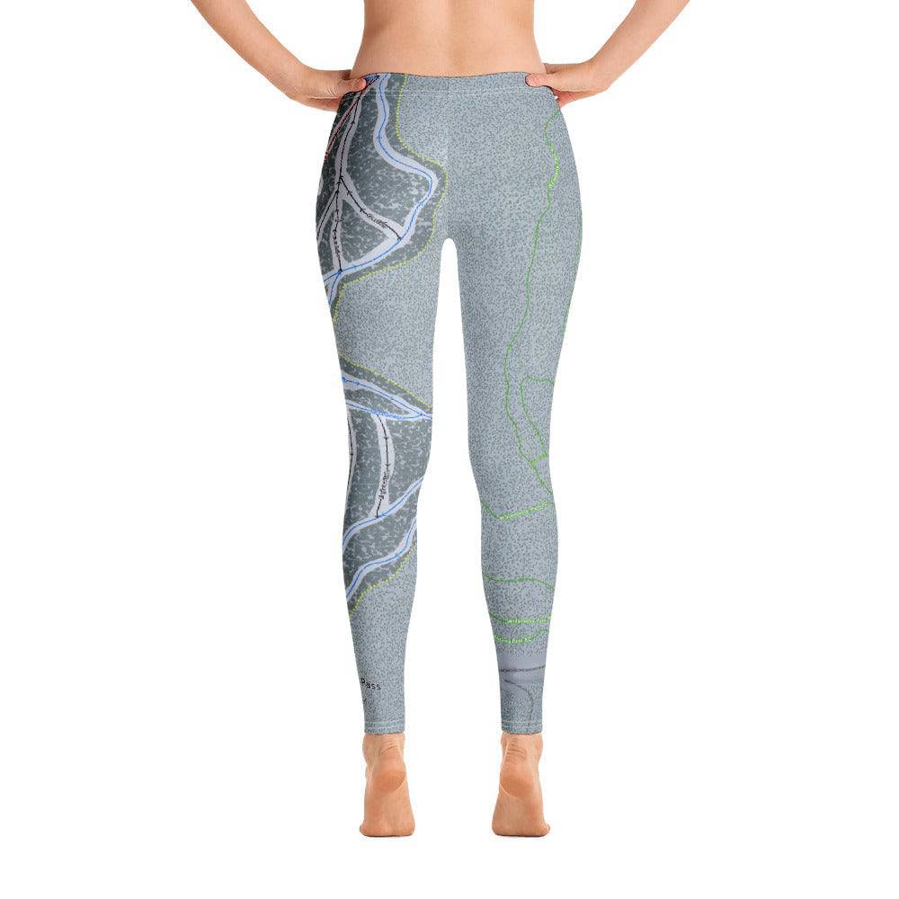 Willamette Pass, Oregon Ski Trail Map Women's Base Layer Bottom