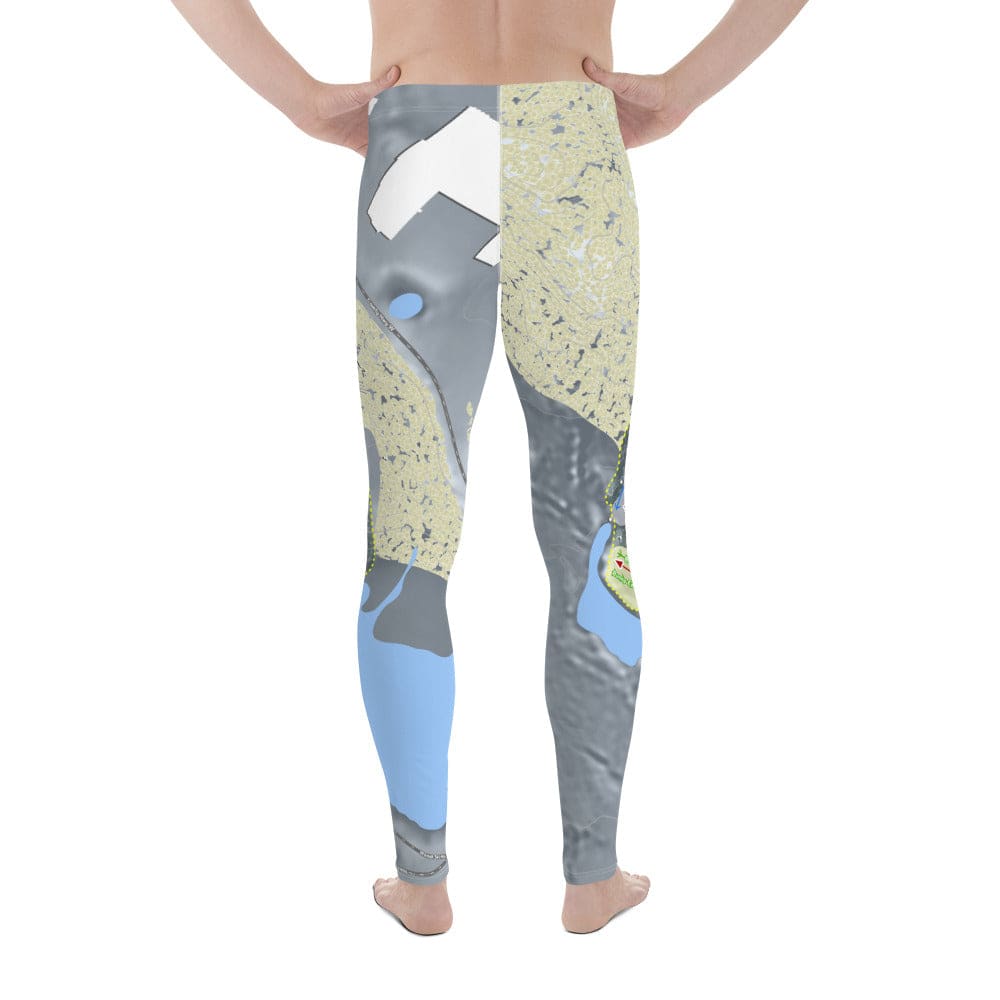 Wilmot, Wisconsin Ski Trail Map Men's Base Layer Bottom - Powderaddicts