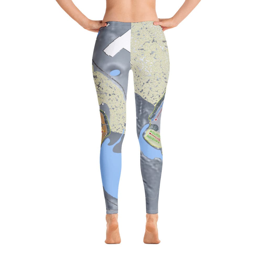 Wilmot, Wisconsin Ski Trail Map Women's Base Layer Bottom - Powderaddicts