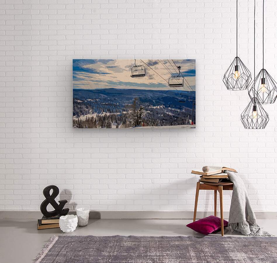 Winter chairlift - Powderaddicts