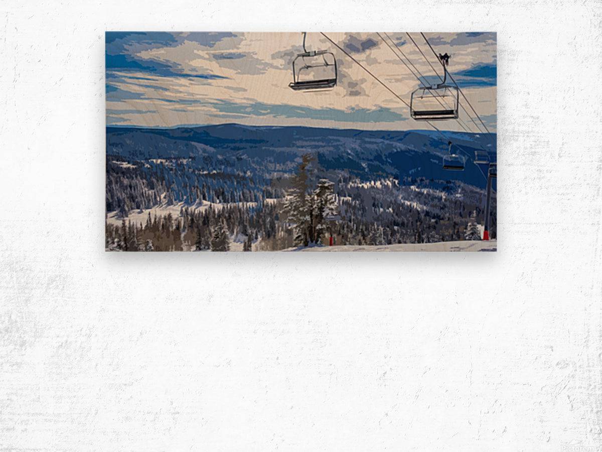 Winter chairlift - Powderaddicts